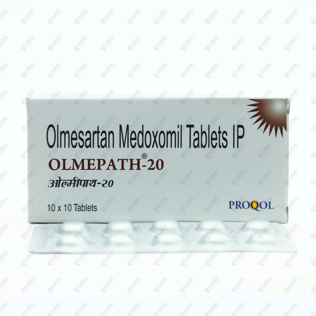 Olmepath 20mg Tablet 10's