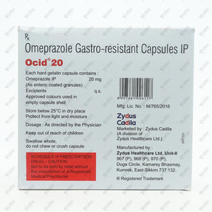 Ocid 20mg Capsule 20's