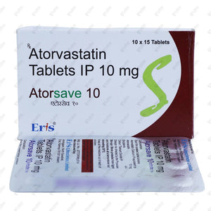 Atorsave 10mg Tablets 15's
