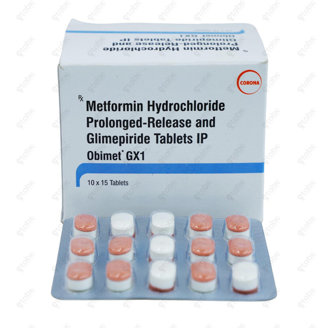 Obimet GX 1mg Tablet 15's