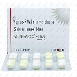ALPHAVOG M 0.3 Tablets 10's