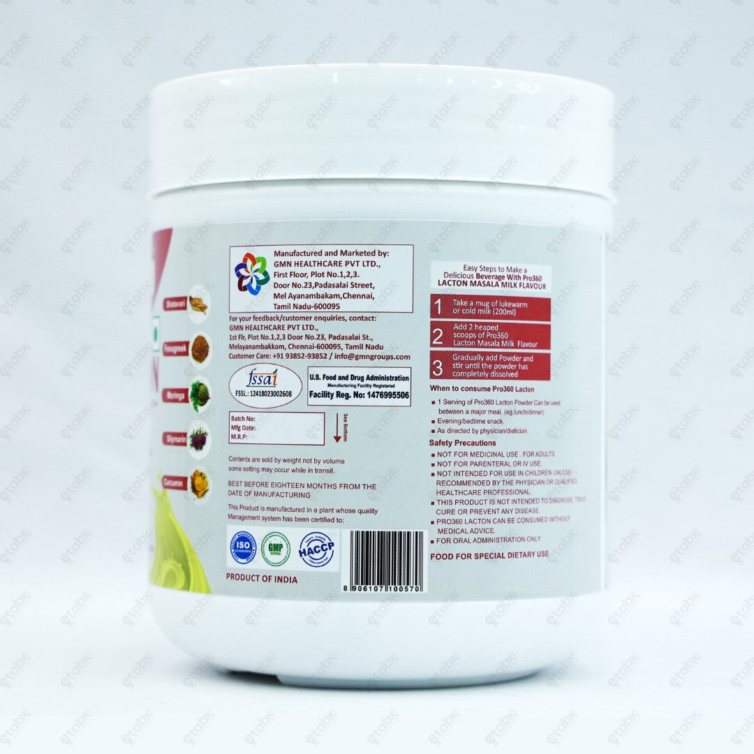 PRO 360 Lacton Masala Milk 200gm