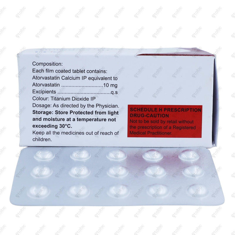 Atorsave 10mg Tablets 15's