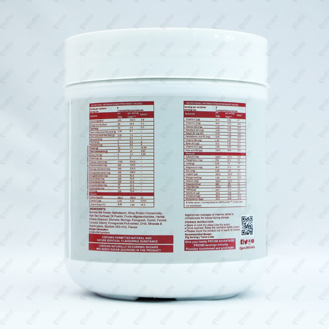 PRO 360 Lacton Masala Milk 200gm