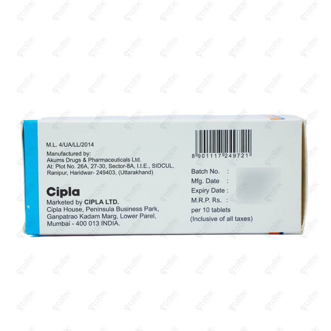 Ciplar Plus 10MG Tablet 10's