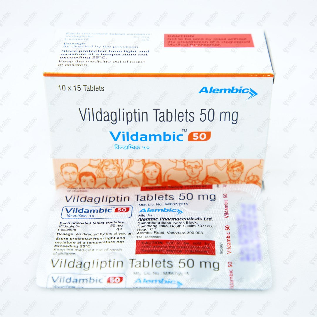 VILDAMBIC 50MG Tablet 15's