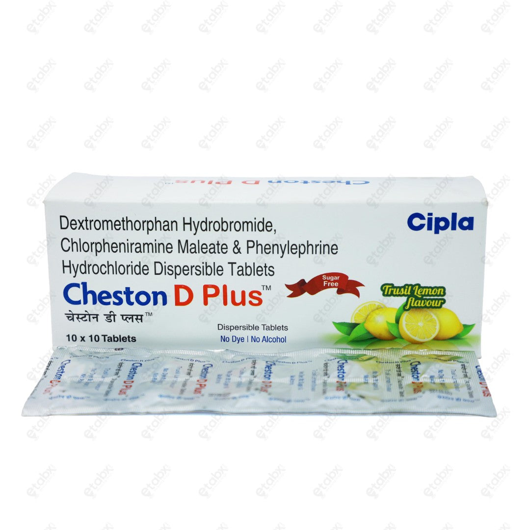 Cheston D Plus Tablet 10's