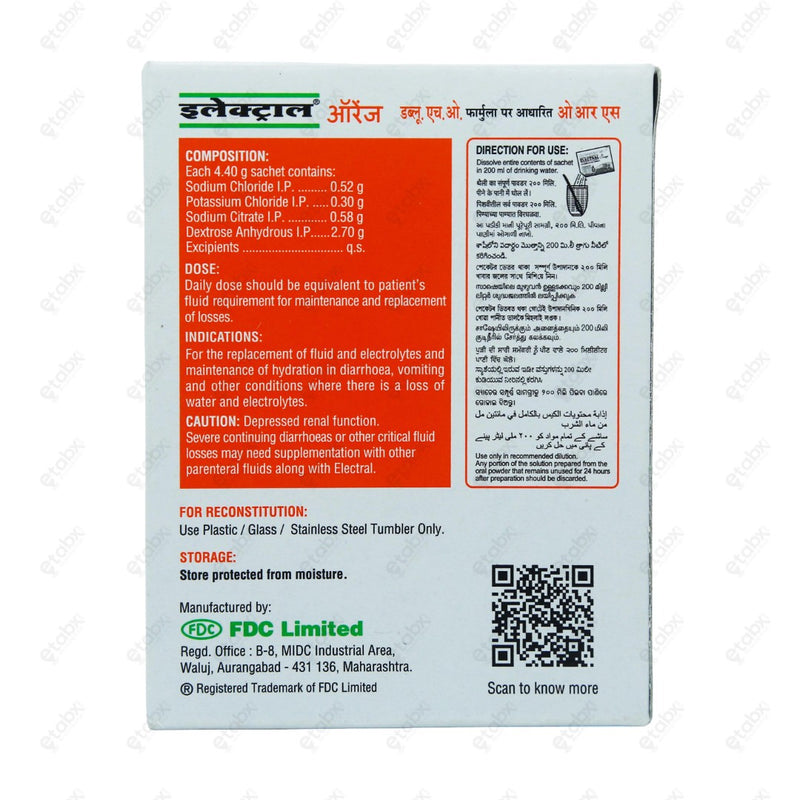 Electral Orange 21.8 gm