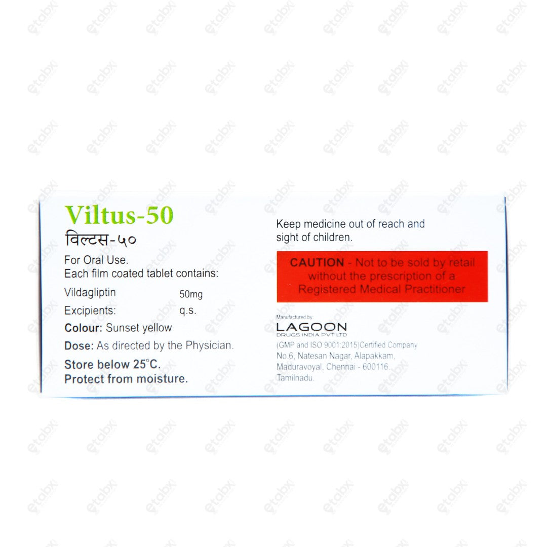 Viltus 50mg Tablet 10's