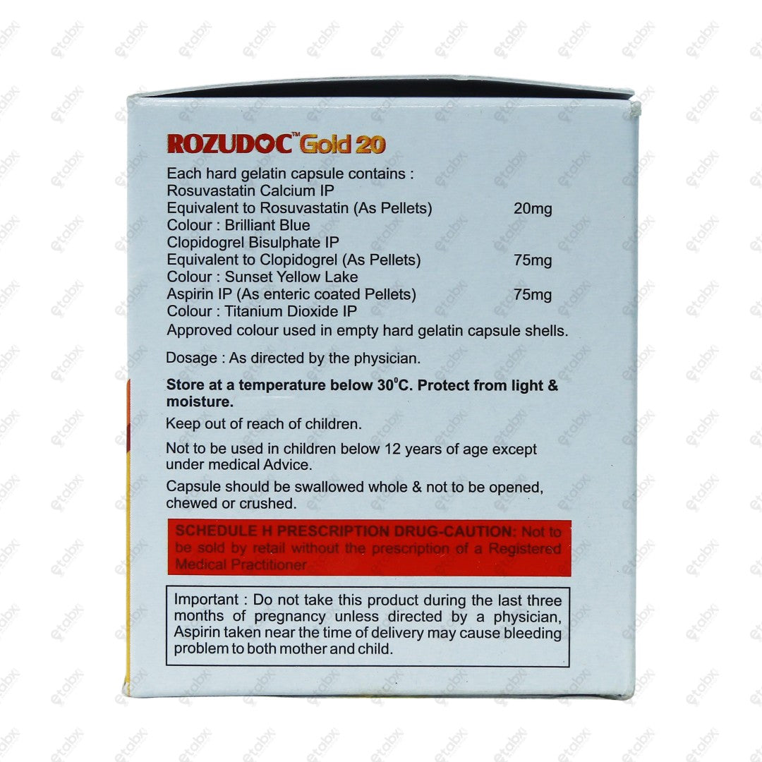 Rozudoc Gold 20 Tablet 10's