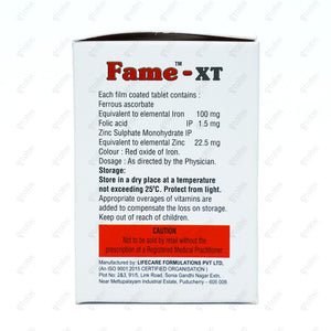 Fame-XT Tablet 10's