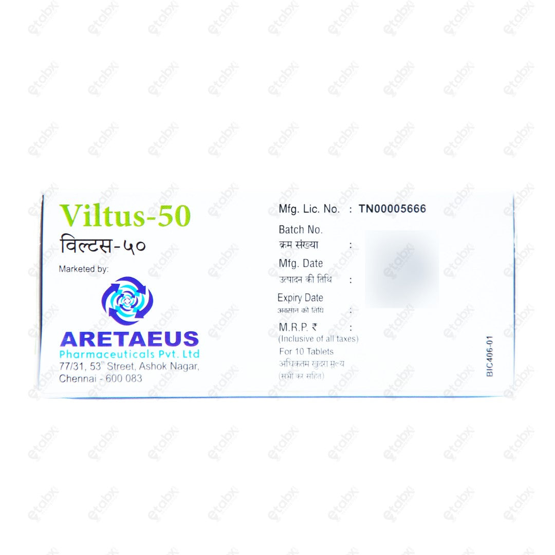 Viltus 50mg Tablet 10's