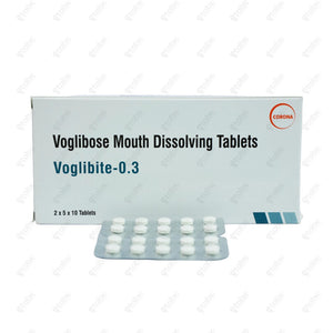 VOGLIBITE 0.3mg Tablet 10's