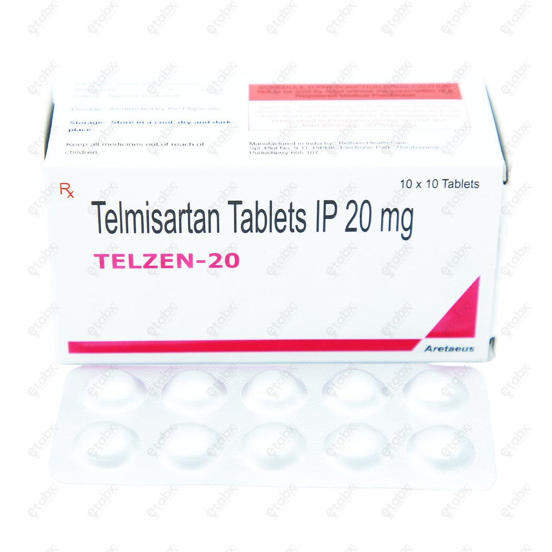 Telzen 20mg Tablets 10's