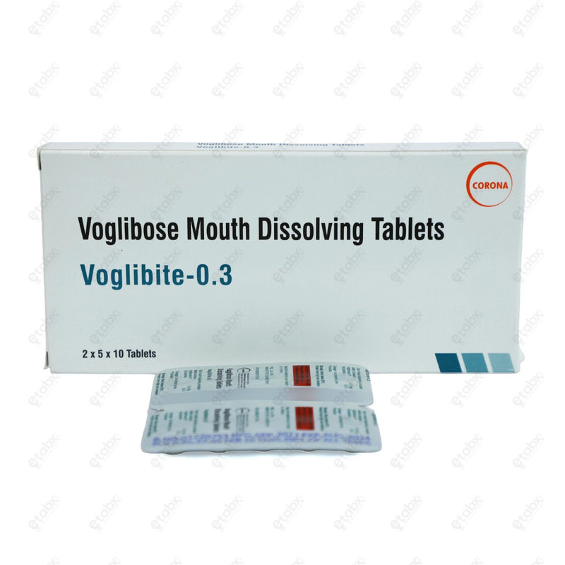 VOGLIBITE 0.3mg Tablet 10's