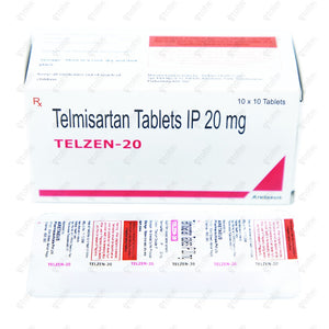 Telzen 20mg Tablets 10's