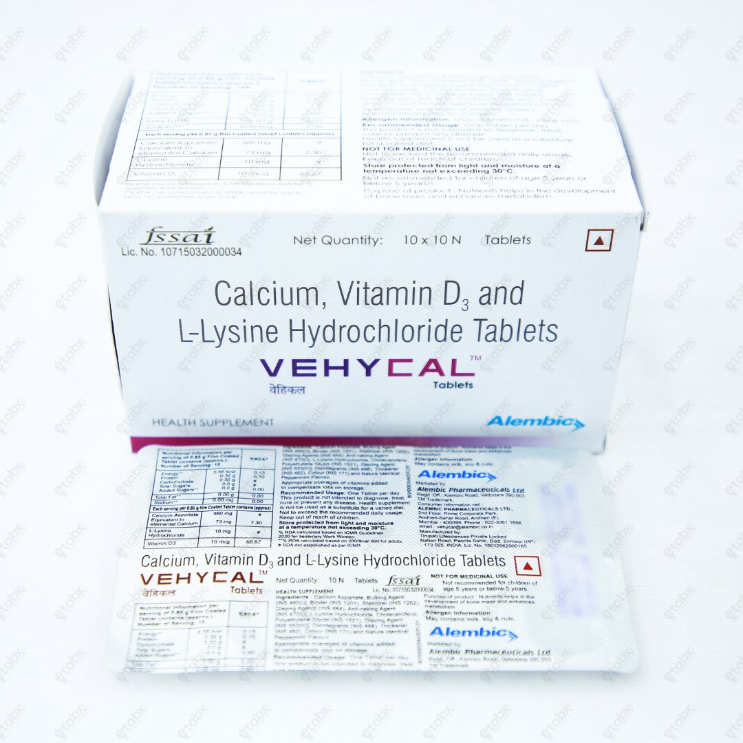 Vehycal Tablets 10's