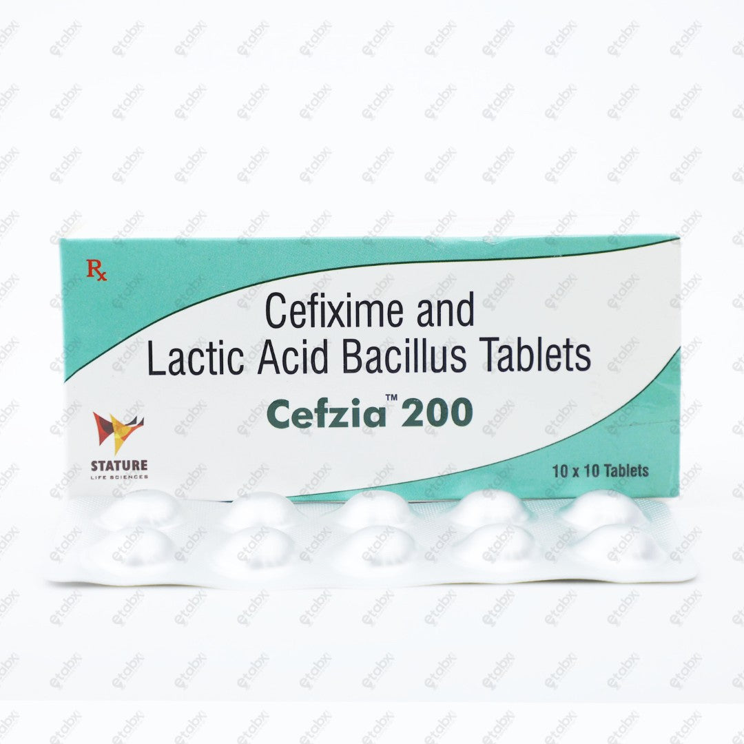 Cefzia 200mg Tablet 10's