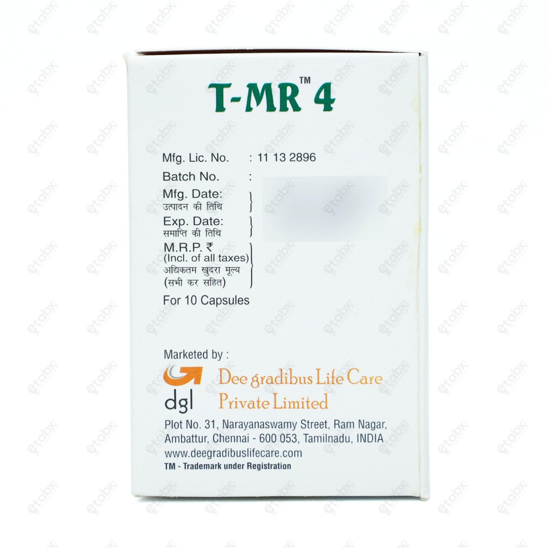 T MR 4MG Capsule 10'S