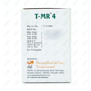 T MR 4MG Capsule 10'S