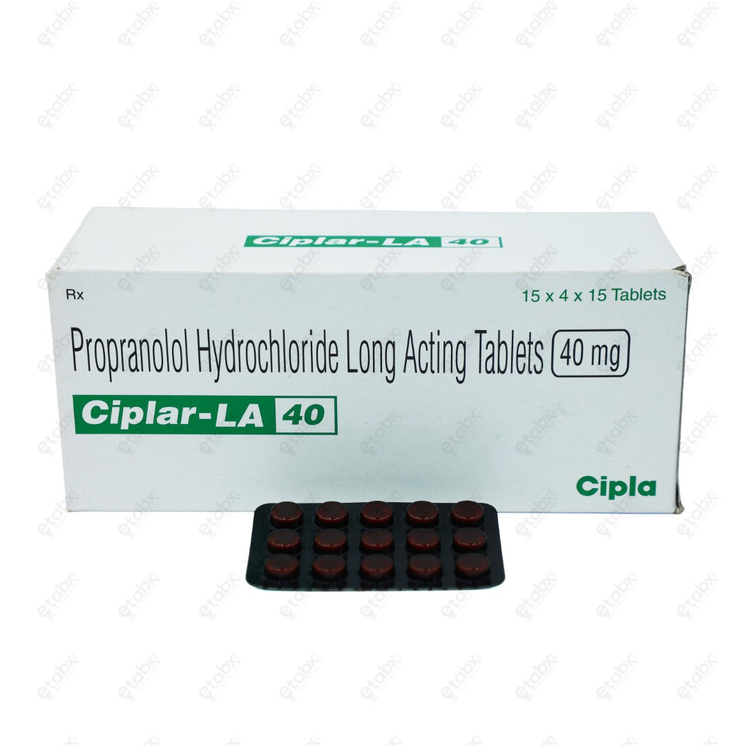 Ciplar LA 40mg Tablet 15's