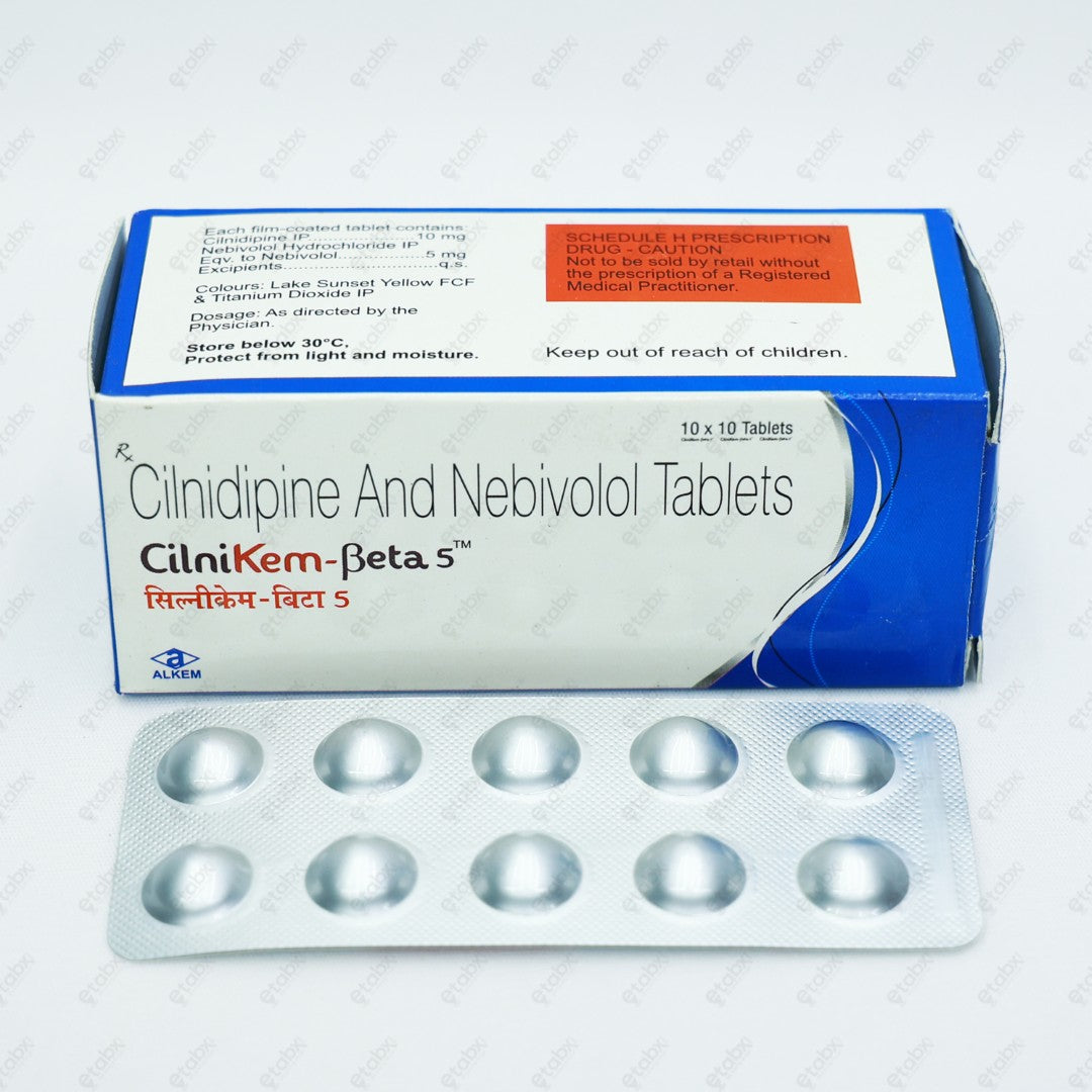 CILNIKEM BETA 5 Tablet 10'S