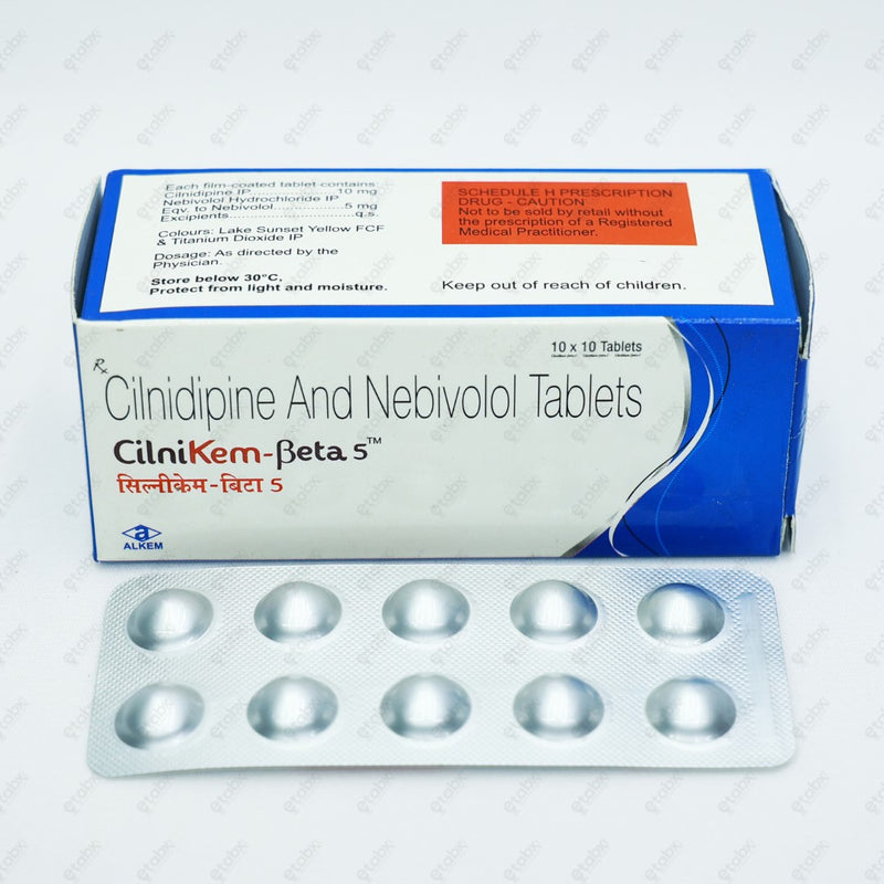 CILNIKEM BETA 5 Tablet 10'S