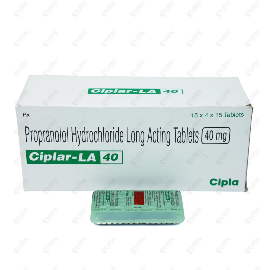 Ciplar LA 40mg Tablet 15's