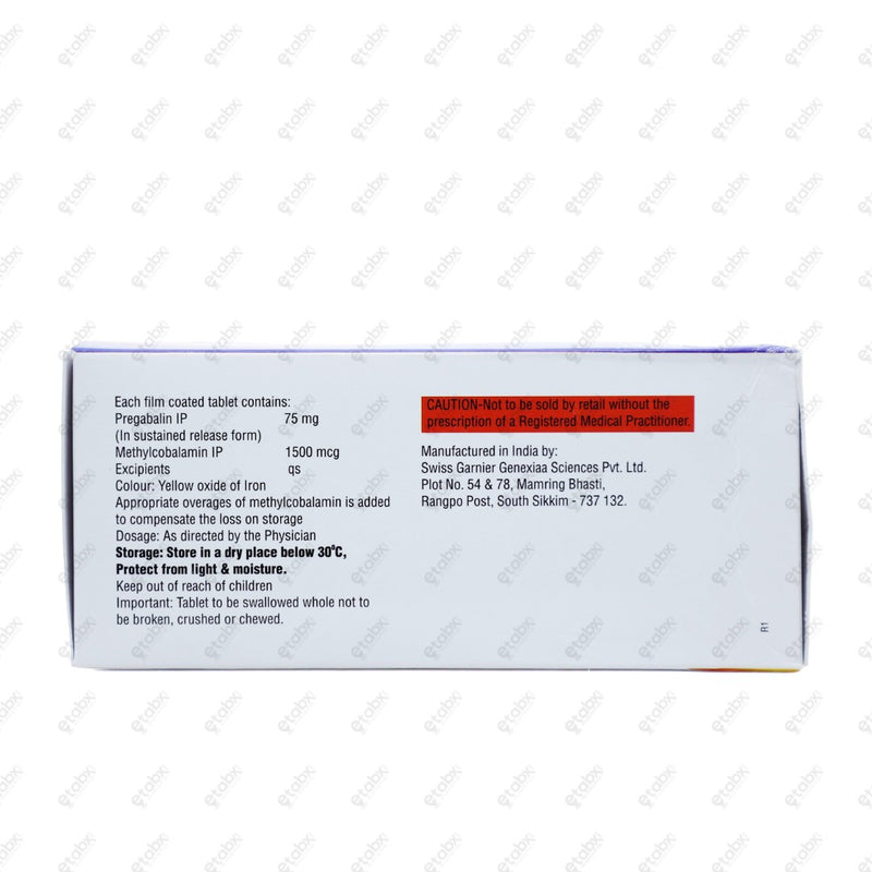 Nervipath M 75mg Tablet 10's