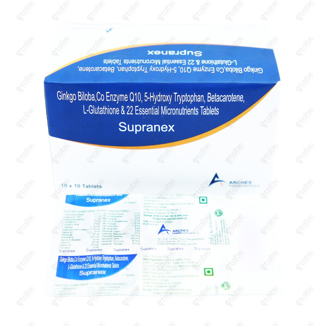 Suprane Label Supranex Tablet 10's – ETABX