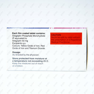 SITALEMBIC 50MG Tablet 15's