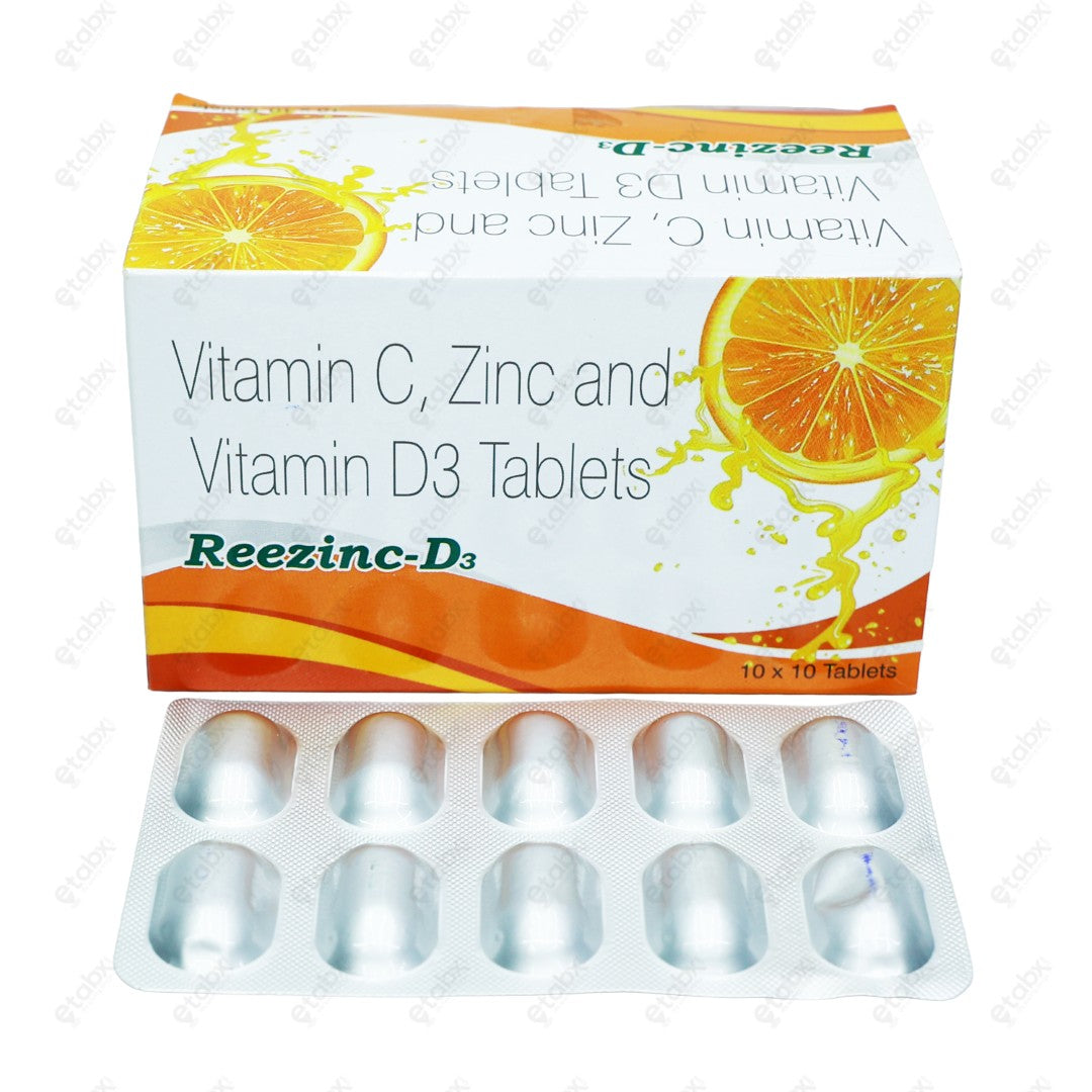 Reezinc D3 Tablets 10's