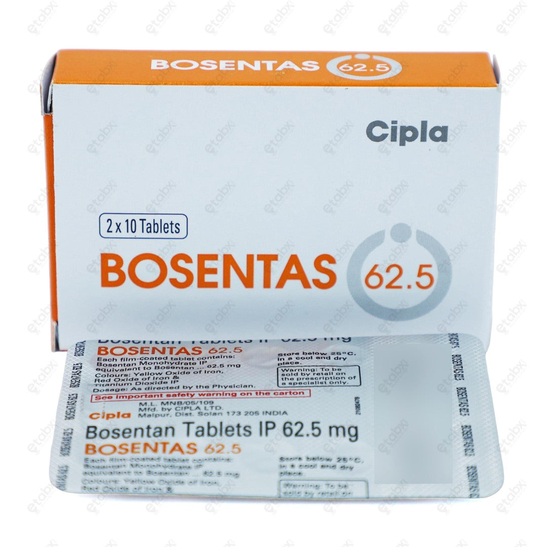 Bosentas 62.5mg Tablet 10's
