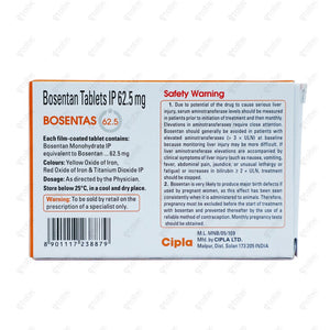 Bosentas 62.5mg Tablet 10's