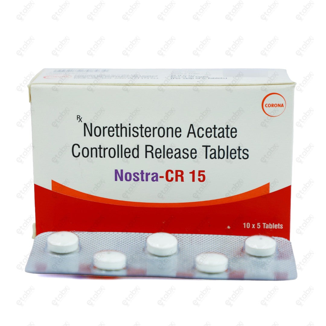 NOSTRA CR 15MG Tablets 5'S