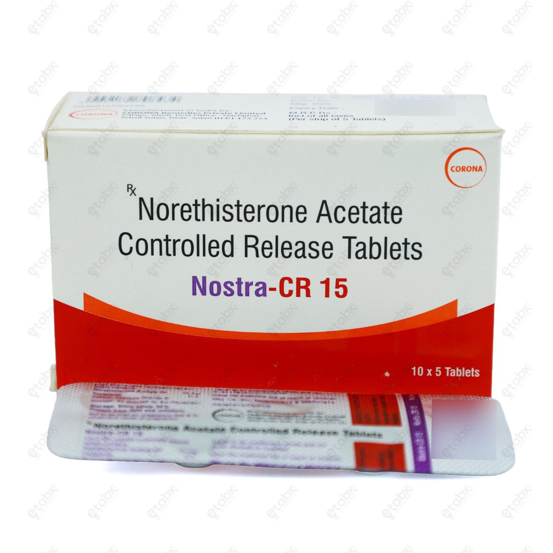 NOSTRA CR 15MG Tablets 5'S