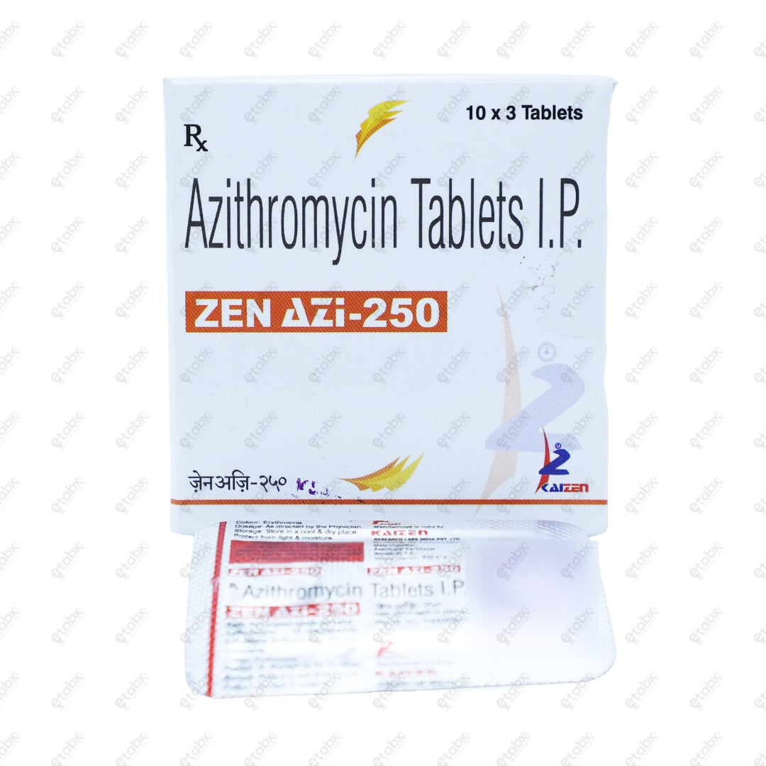 ZEN AZI 250mg Tablets (3's)