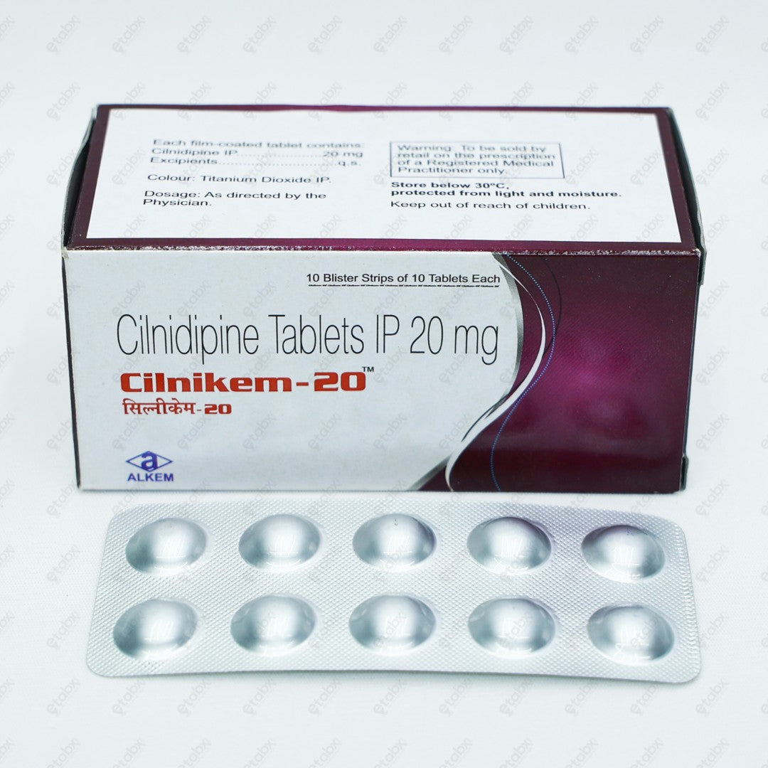 CILNIKEM 20MG Tablet 10'S