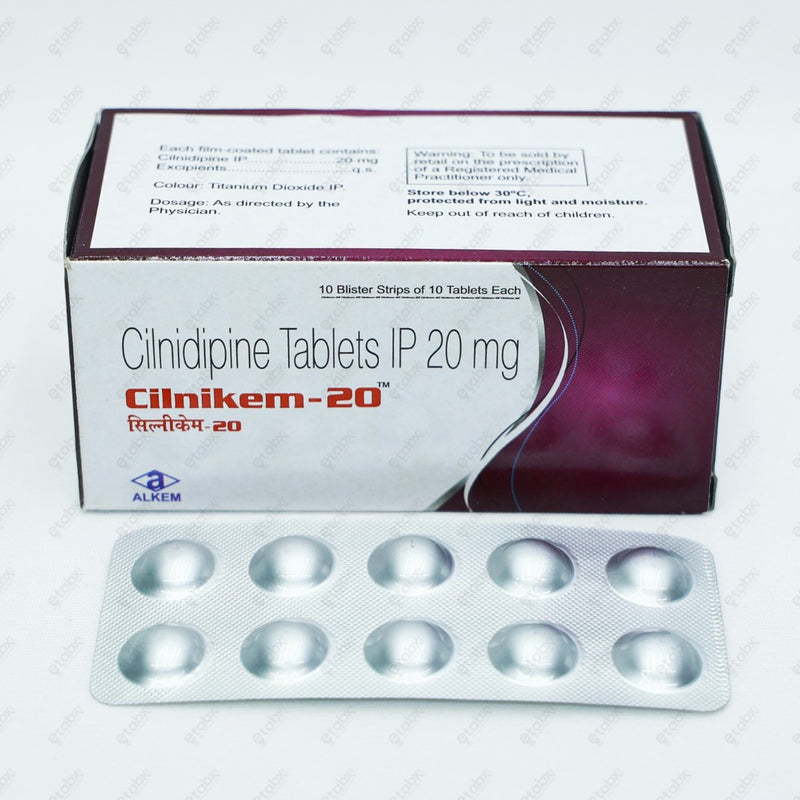 CILNIKEM 20MG Tablet 10'S