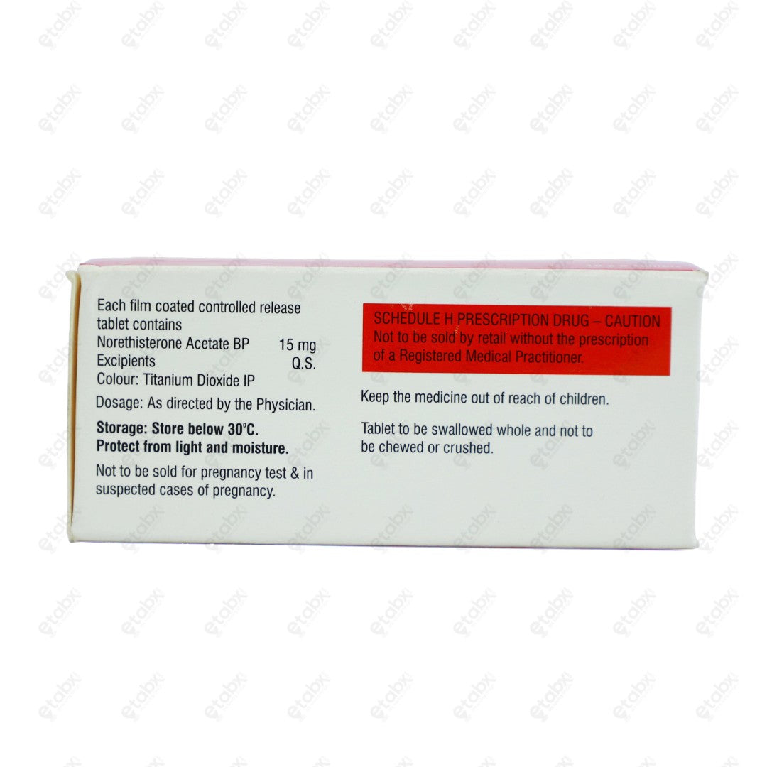 NOSTRA CR 15MG Tablets 5'S
