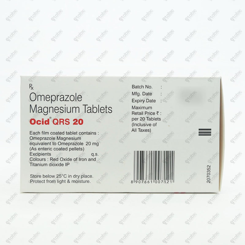 OCID QRS 20 Tablet 20's