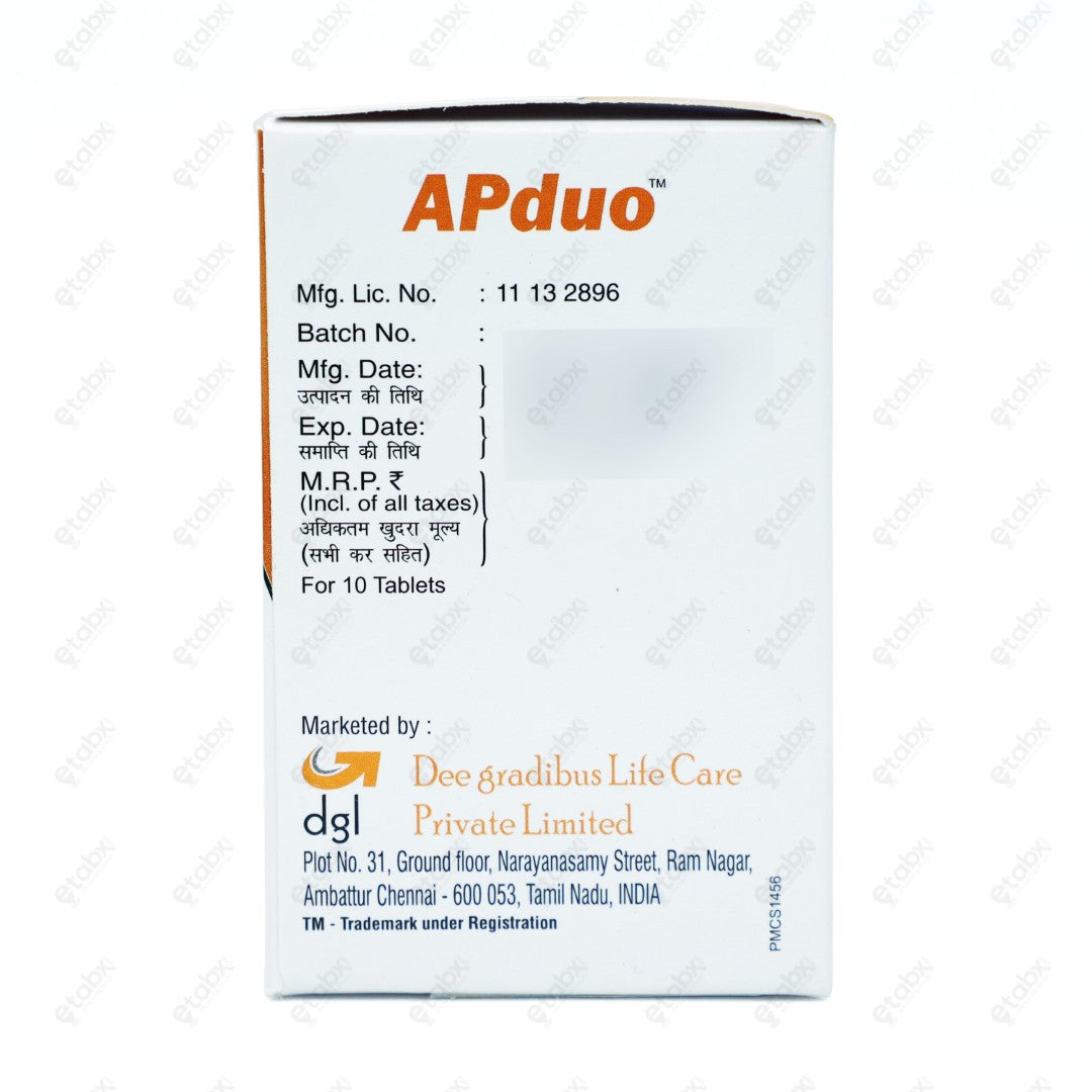 AP Duo Tablet 10's