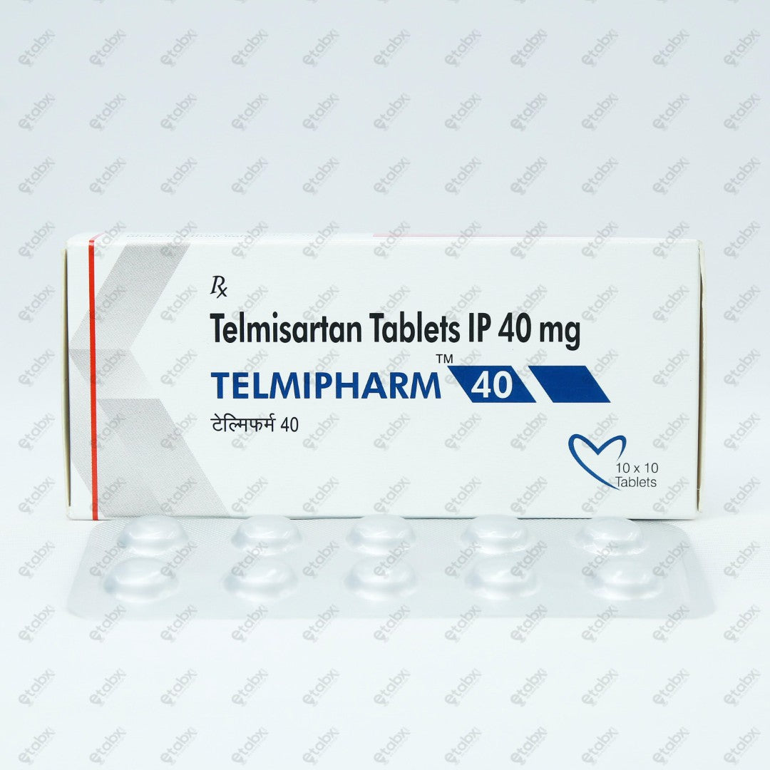 Telmipharm 40mg Tablet 10's