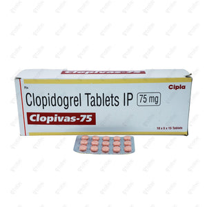 Clopivas 75mg Tablet 15's