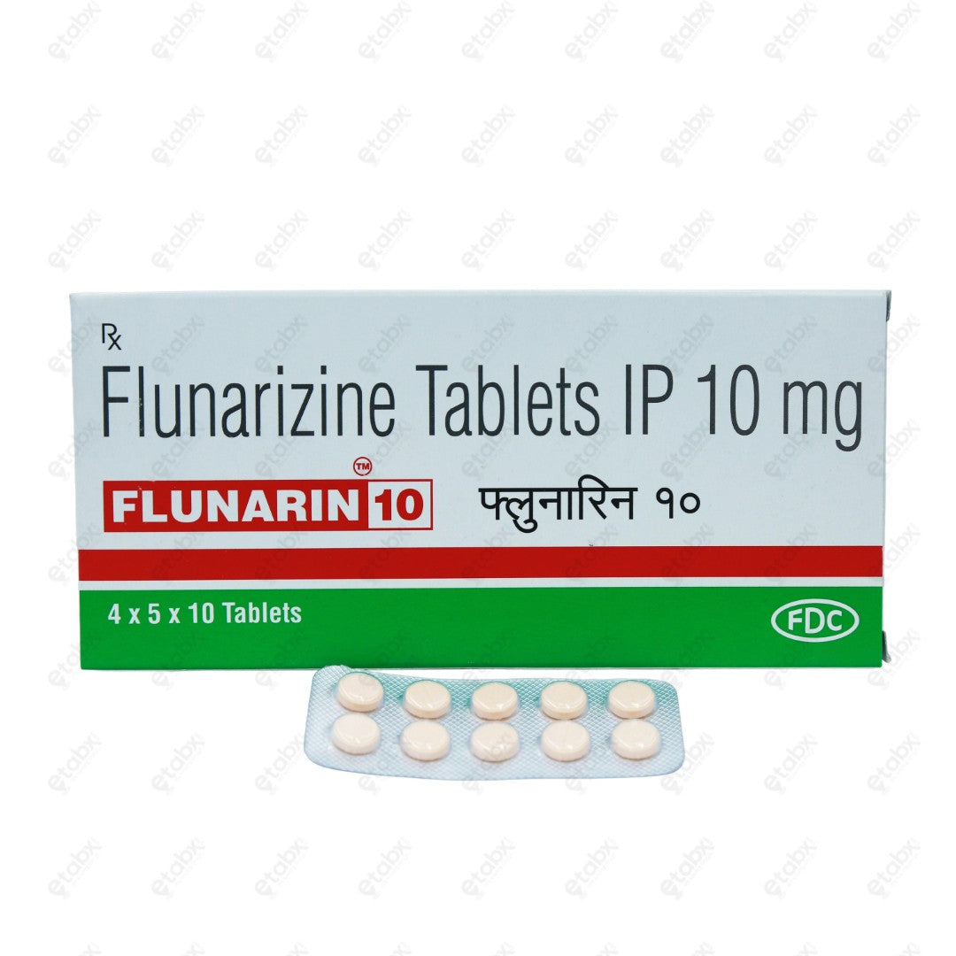 Flunarin 10mg Tablet 10's