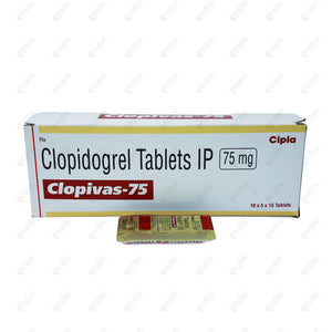 Clopivas 75mg Tablet 15's