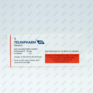 Telmipharm 40mg Tablet 10's