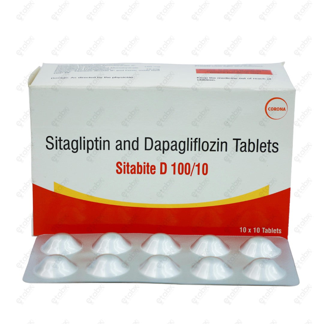 Sitabite D 100/10mg Tablet 10's