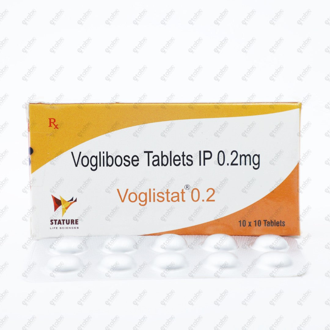 VOGLISTAT 0.2 Tablet 10's