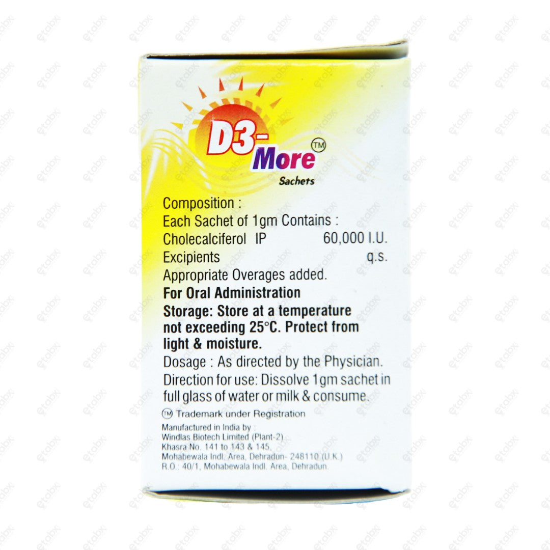 D3 More 1gm Sachet